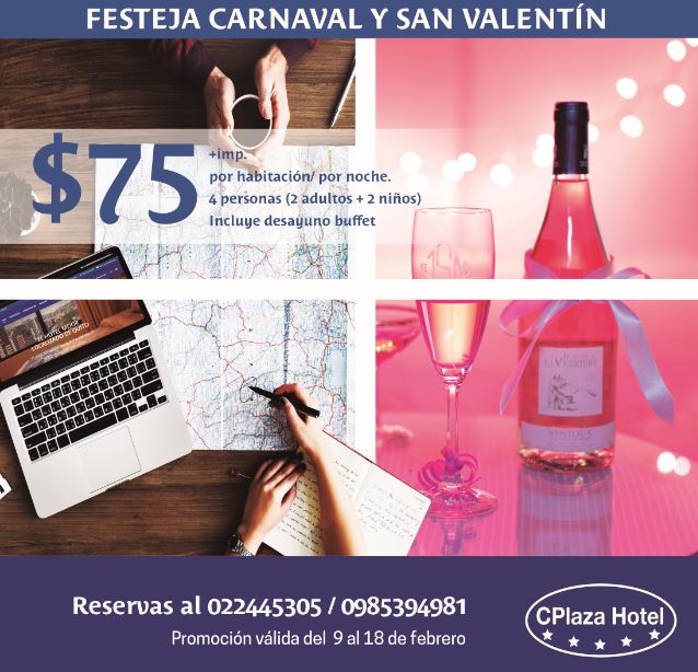 Prmocion Hospedaje Carnaval y San Valentin 2018