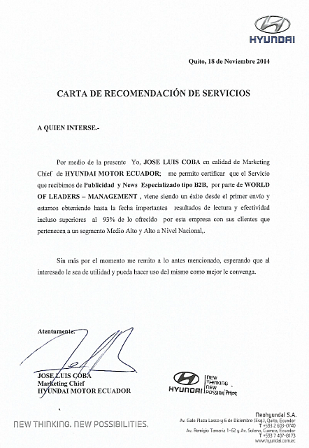 CERTIFICACION HYUNDAI ECUADOR